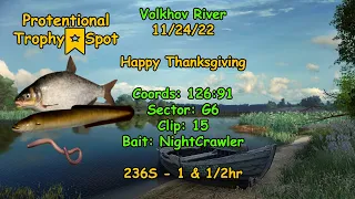 Russian Fishing 4 Volkhov Vimba Spot 11-24-22