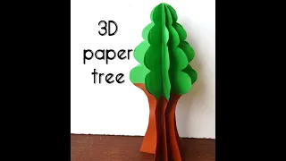 how to make a 3D paper tree | 3D paper tree | 3D craft ideas | paper craft | #Shorts