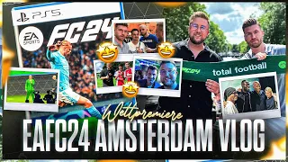 Wir waren auf der EA FC24 WELTPREMIERE in AMSTERDAM 😍😱 XXL VLOG