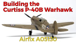 Building the Airfix 1/48 P-40B Warhawk