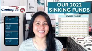 Our 2022 Sinking Funds | How I Track Our Digital Sinking Funds | Spreadsheet Savings Tracker