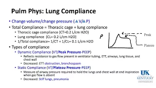 University of Kentucky Anesthesiology RespiratoryThoracic Keyword Review Part 2 of 3 (Dr. Schell)