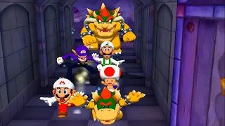 Mario Party  5 Minigames - Mario Vs Waluigi Vs Koopa Kid Vs Toad (Master CPU)