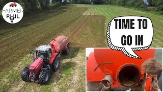 WHY AM I INSIDE A SLURRY TANKER?! | SILAGE IN SLURRY OUT