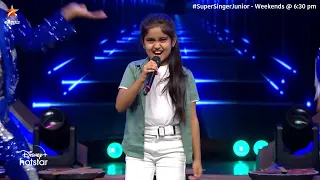 #Rihana வின் குரலில் "ராஜா கைய வெச்சா".. 🎶🎶 | Super Singer Junior 8