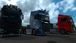 Euro Truck Simulator 2 - wir fahren in die Nacht  - LIVE