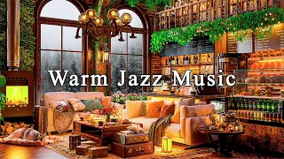 Warm Jazz Music for Study, Work, Unwind☕Relaxing Jazz Instrumental Music & Cozy Coffee Shop Ambience