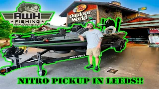 AWH Fishing: Picking up my new Custom Built Nitro Z21 Pro Bass Boat!