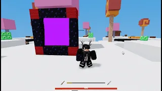 can you build a nether portal in roblox bedwars?
