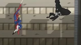 Spectacular Spider-Man (2008) Spider-Man vs Venom parade fight (2/3)