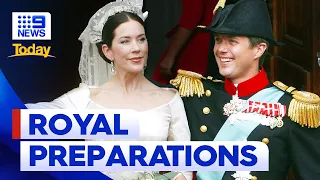 Day arrives for Frederik and Mary to become King and Queen of Denmark | 9 News Australia