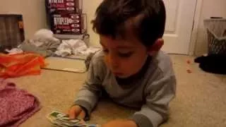 Cheating my son in game of UNO