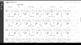 Flor De Luna Moonflower ( Carlos Santana ),Tablatura e base Senza Basso -Backing bass track -NO BASS