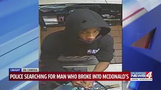 Police searching for man who broke into McDonald's