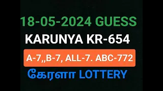 18-05-24 KR-654  KL Lottery Chart Guessing Today 💯👍 Winning Numbers