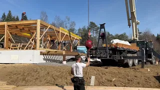 Starting on the second Floor - Building a Post & Beam Timber House