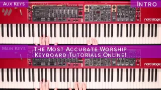 Broken Vessels - Hillsong Worship - Keyboard Tutorial
