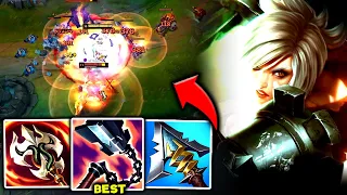 THE BEST RIVEN 1V9 SOLOCARRY BUILD RIGHT NOW! (USE THIS) - S13 Riven TOP Gameplay Guide