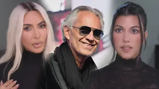 Andrea Bocelli REACTS to Kim and Kourtney Kardashian's Sister War