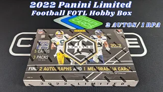 2022 Panini Limited Football Hobby Box FOTL