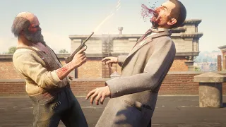 Uncle vs Edgar Ross Duel Red Dead Redemption 2 NPC Fights Battle Creator Mod