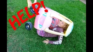 Watch a 13 Year Old Attempt to Get Into A Cozy Coupe