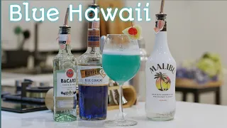 วิธีทำบลูฮาวาย|Blue Hawaii สดชื่นผ่อนคลาย