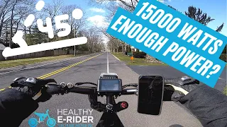 15000 Watt Bomber E Bike High-Speed and Hill Climb Tests - Bomber E Bike VLOG