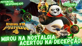 KUNG FU PANDA 4 TEM POTENCIAL, MAS DESPERDIÇADO! OS ERROS E ACERTOS DE KUNG FU PANDA 4