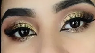 Maquillaje dorado | paso a paso PRINCIPIANTES