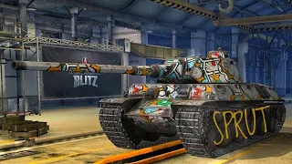 TVP VTU Wot blitz • Исследую и Покупаю • Ст (8 лвл) Новый Танк ТВП ВТУ Блиц • Спрут..