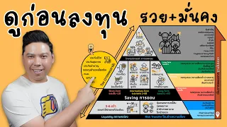 วิธีรวยแบบมั่นคง I ด้วยสามเหลี่ยม/ปิระมิดการเงิน I วางแผนด้วยตัวเองได้เลย