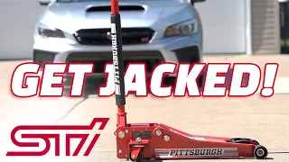 How to Jack up a WRX STI | Step by Step