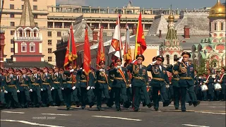 VICTORY 75 MILITARY PARADE IN ST PETERSBURG CITY RUSSIA.