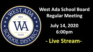 West Ada - Regular Board Meeting - 07-14-20