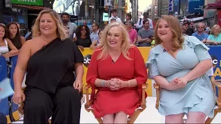 The cast of the hip-hop drama 'Patti Cake$' opens up live on 'GMA'