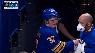 "No Matter What It Is.... Get Your Stick Keep Playing" Sabres' Announcer Calls Out Mittelstadt