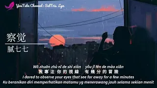 察觉 Cha Jue - 腻七七 Ni Qi Qi Lyric Subtitle Terjemahan English Bahasa Indonesia