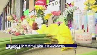 President Biden and VP Harris meet with Ga lawmakers in Atlanta following spa shootings