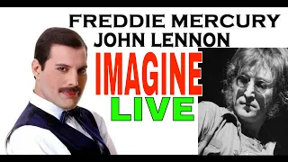 Freddie Mercury & John Lennon Singing Imagine | Heaven | 1080P60FPS