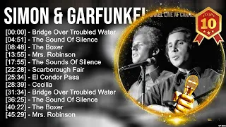 Simon & Garfunkel 2023 MIX ~ Top 10 Best Songs ~ Greatest Hits ~ Full Album