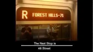 R160 R to Forest Hills Announcements [From Bay Ridge - 95 ST to Forest Hills - 71 av] (2012)