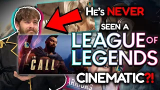 REACTING TO LEAGUE OF LEGENDS CINEMATICS ft. Slothzilla27
