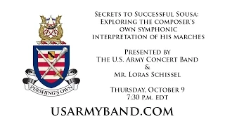 LIVE - Secrets to Successful Sousa featuring Loras Schissel