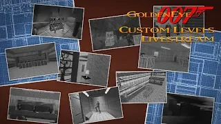 GoldenEye 007 N64 - Custom Levels Livestream - Real N64 Capture (UltraHDMI)