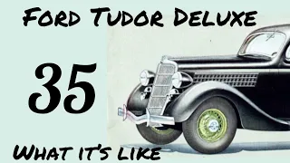 1935 Ford Tudor Deluxe￼ ￼( model 68 ), V8 Powered