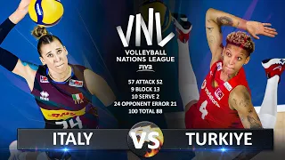 Italy vs Türkiye | Women's VNL 2024