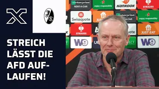 "Historische Dummheit!" AfD schießt gegen Streich! Der kontert ganz lässig | SC Freiburg