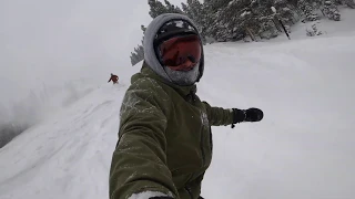 EPIC POWDER DAYS - Snowboarding in Keystone Colorado