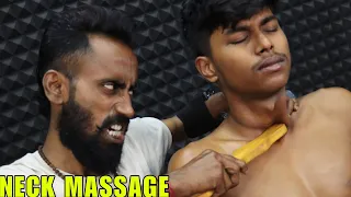 Deep Tissue Body Massage by Soothing Indian Barber | Head Massage & Neck Cracking | Body Cracks ASMR